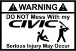 Do not mess with my Civic