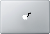 Червячок на Macbook