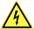 W-08 Опасность поражения электрическим током