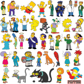 Simpsons Симпсоны StickerBomb